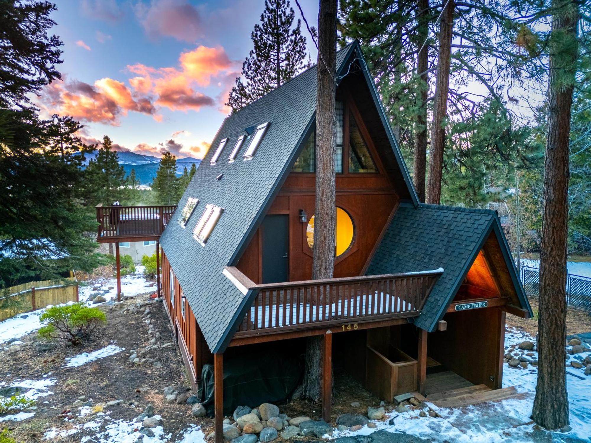 A-Frame Cabin With Hot Tub & Close To Lake Tahoe Tahoe City Exteriér fotografie